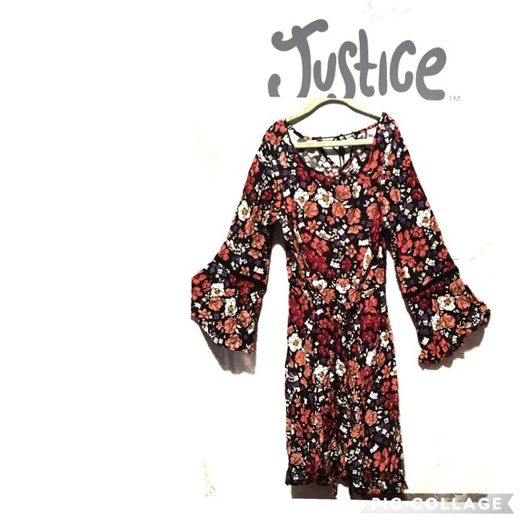 Justice Other - NWOT Justice size 16 girls dress 3/4 sleeve rayon